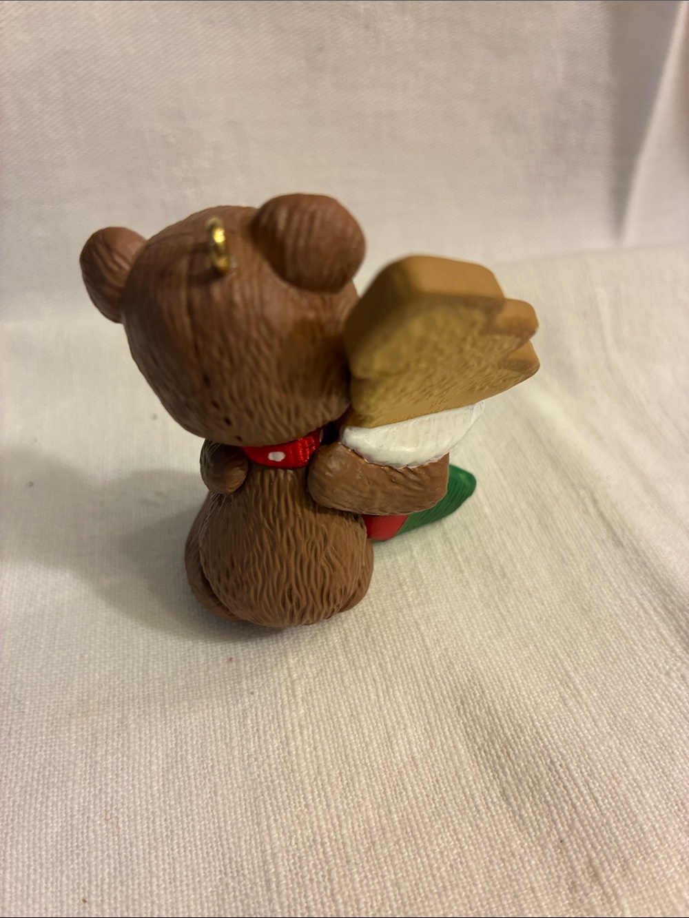 Hallmark Keepsake Baby's Second Christmas Teddy Bear Brown 1996 - Picture 5 of 11